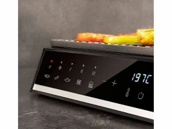 New Parrilla eléctrica Cecotec Rock'nGrill Smart 2000W panel táctil inox/negro Plancha Cocina