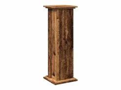 Outlet Pedestal con almacenamiento de madera vieja de ingeniería de madera Decoración De Jardín