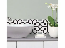 Sale Pegatinas de azulejos 15 X 15 cm - Motivos floral en blanco y Sticker