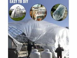Discount Película de Invernadero SucceBuy, Polietileno para Invernadero Lona para los Proyectos Industriales, 7.32x15.24 m Invernadero De Jardín