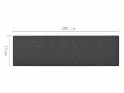 Garden Furniture Pelle Alfombra de pasillo 50x200 cm