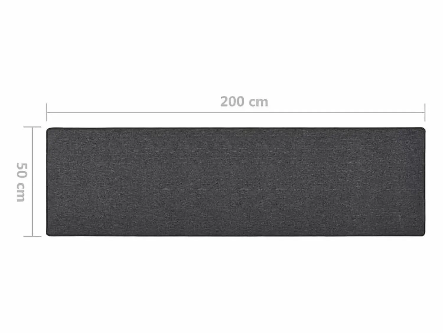 Garden Furniture Pelle Alfombra de pasillo 50x200 cm