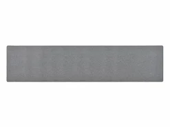 Outlet Garden Furniture Pelle Alfombra de pasillo oscuro 50x250 cm Gris