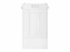 Clearance OKWISH Perchero con 1 puerta, 4 compartimentos abiertos y 6 ganchos Blanco