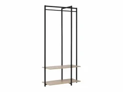 Perchero de madera y metal W80 x H165 cm CROSS