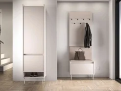 SELSEY Perchero de pared - 69 cm - grisáceo - DIOCE