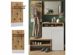 Vicco Perchero de pared /artesano 44x25.6x83 selena