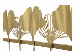 Sale Perchero de Pared Hoja 8, Oro, 66,2x6x26,3 cm, Kendra Home Dorado