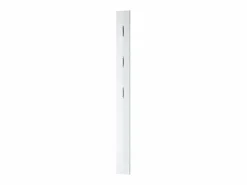 MSO Perchero de pared lacado de diseño negro Alti -
