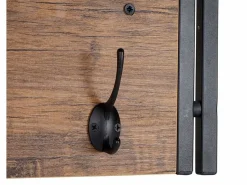 MCW Perchero de pared -A27 Estructura 3D, Aspecto roble salvaje