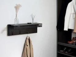 MCW Perchero de pared -A27 Estructura 3D, Aspecto roble salvaje