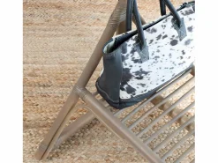 Made In Meubles Perchero de ratán con estante Rattan - Estilo bohemio y vintage -