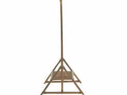Made In Meubles Perchero de ratán con estante Rattan - Estilo bohemio y vintage -