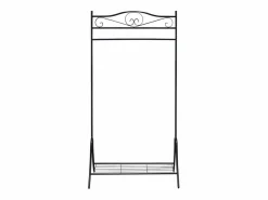 vidaxl Perchero de Ropa de Acero con Estante Inferior - Solución de Almacenamiento Práctica y Elegante