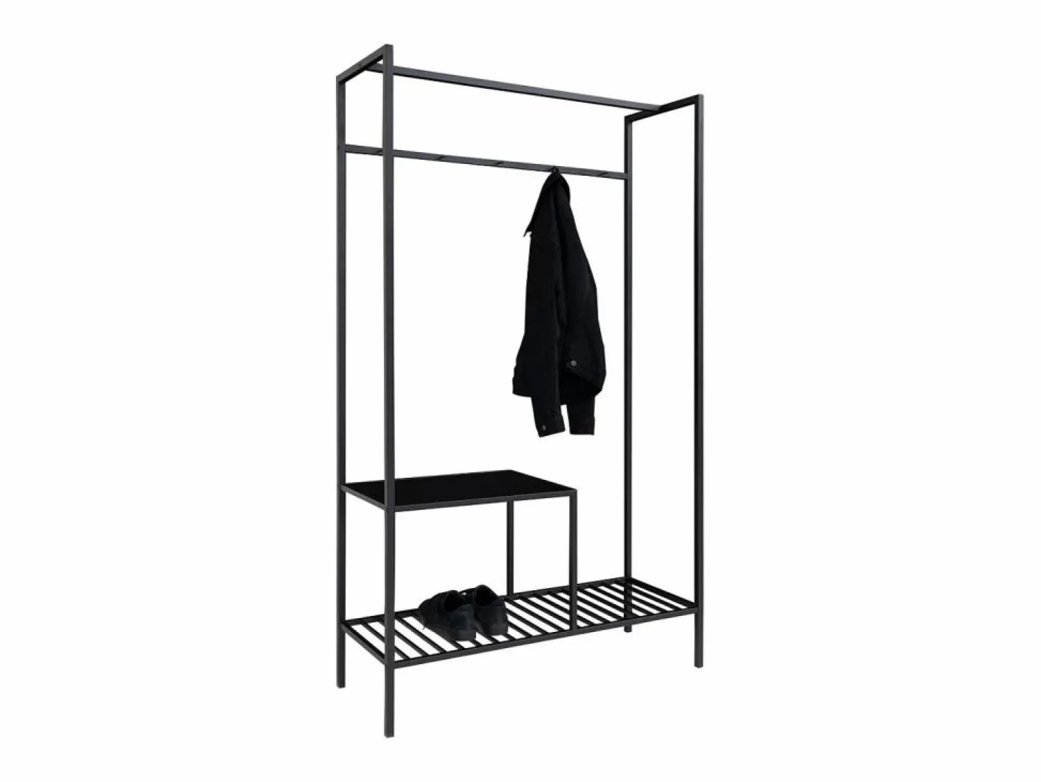 Perchero de Suelo Vita, , 38x101x170 cm, Kendra Home Negro