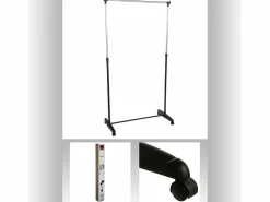 Five Perchero extensible 5 con ruedas 110-160x80x43 cm