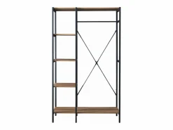 Best Perchero Hvidovre 170 x 100 x 35 cm efecto madera 03_0008135 Burro Para Ropa