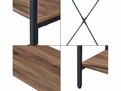 Best Perchero Hvidovre 170 x 100 x 35 cm efecto madera 03_0008135 Burro Para Ropa