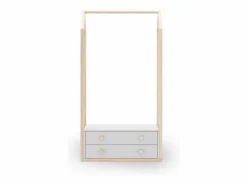 duehome Perchero juvenil Misty Breeze Blanco - Oak Soft