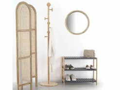 Outlet Perchero Pie 8 Colgadores Bambú 175 cm Perchero