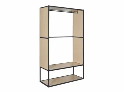 New Perchero reversible de madera y metal OSLO Armario Abierto, Vestidor