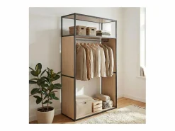 New Perchero reversible de madera y metal OSLO Armario Abierto, Vestidor