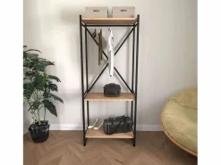Perchero Rus Roble Safir y 160cm Mueble Perchero
