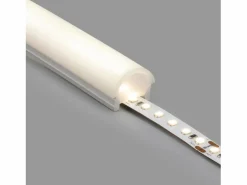 Ledkia Perfil Neón SFLEX 24x18 Superficie Semicircular Curva Vertical para Tira LED IP20 hasta 15 mm 2 m