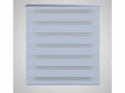 Helloshop26 Persiana enrollable blanca filtrante de luz 100 x 175 cm cortina para ventana persiana de privacidad 4102104