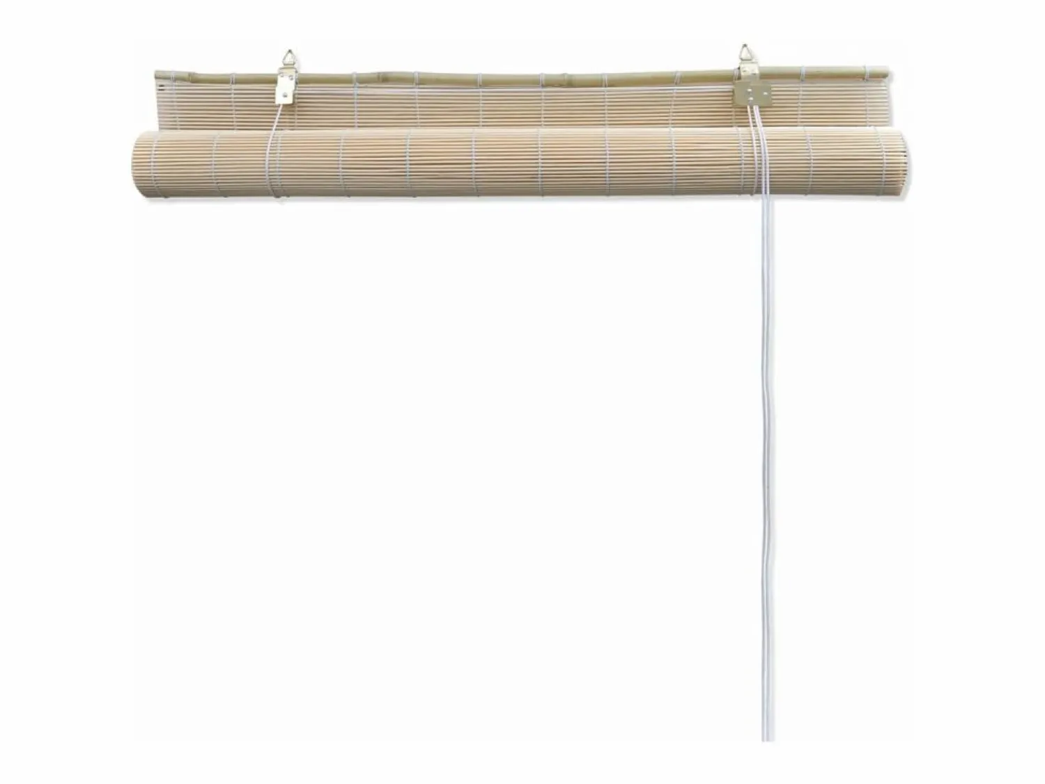Outlet Persiana enrollable de bambú natural 100 x 160 cm para ventana con protección visual 4102140 Estor Y Toldo