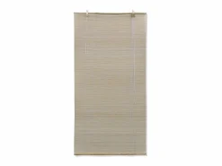Helloshop26 Persiana enrollable de bambú natural 120 x 220 cm para ventana con protección visual 4102142