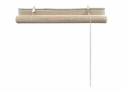 Helloshop26 Persiana enrollable de bambú natural 120 x 160 cm para ventana con protección visual 4102141