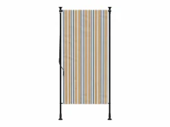 Outlet Persiana enrollable exterior tela acero y blanco ES736047 Estor Y Toldo