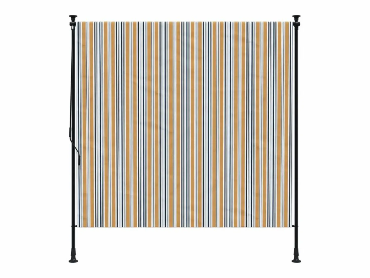 Discount Persiana enrollable exterior tela acero y blanco ES332693 Amarillo