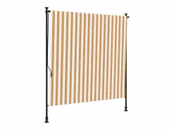 New Persiana enrollable exterior tela acero y blanco ES608300 Naranja