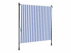 Best Persiana enrollable exterior tela acero blanco 150x270 cm ES830286 Azul