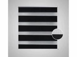 Discount Persiana enrollable filtrante de luz negra de 100 x 175 cm cortina para ventana persiana de privacidad 4102106 Estor Y Toldo