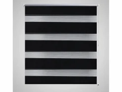 Discount Persiana enrollable filtrante de luz negra de 100 x 175 cm cortina para ventana persiana de privacidad 4102106 Estor Y Toldo