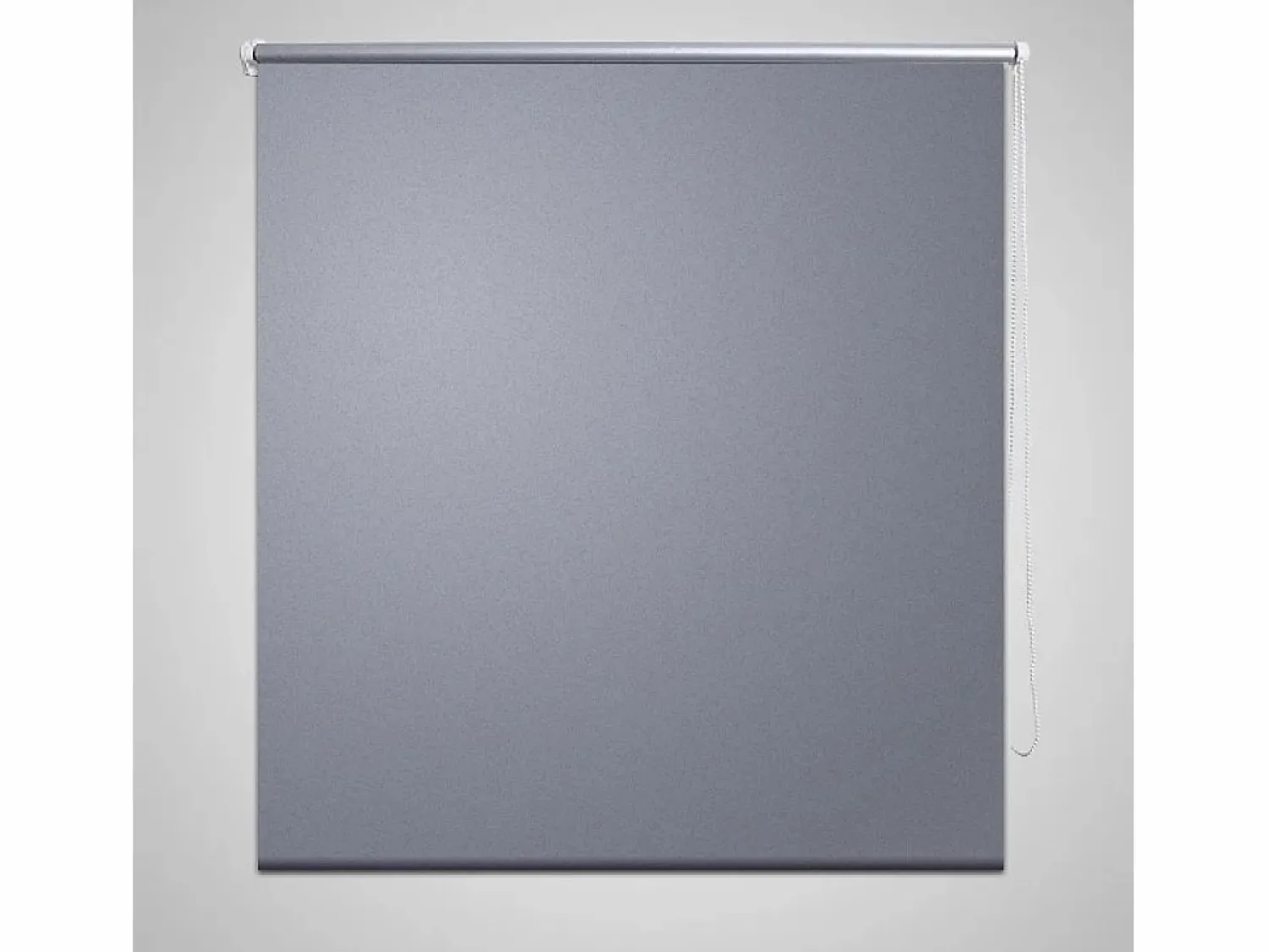 Hot Helloshop26 Persiana enrollable opaca gris de 80 x 175 cm cortina de ventana persiana de privacidad 4102007 Negro