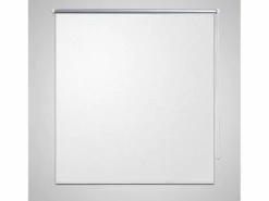 Helloshop26 Persiana enrollable opaca blanca de 140 x 230 cm cortina de ventana persiana de privacidad 4102062