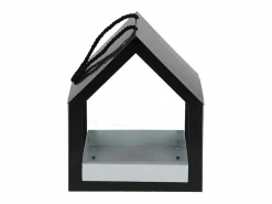 ESSCHERT DESIGN Pesebre colgante antracita/blanco
