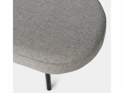 Clearance Pie de cama de Tela 38 x 97- Mena Gris