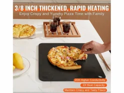 Discount Piedra para Pizza SucceBuy, Precurada, 40,6 × 36,8 × 1 cm