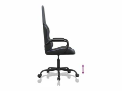 Discount Clicnbuy piezas Silla gaming con masaje cuero sintético y negro Azul