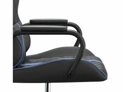 Discount Clicnbuy piezas Silla gaming con masaje cuero sintético y negro Azul