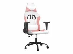 Clicnbuy piezas Silla gaming cuero sintético y rosa