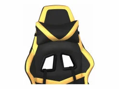 Clicnbuy piezas Silla gaming de masaje cuero sintético negro y