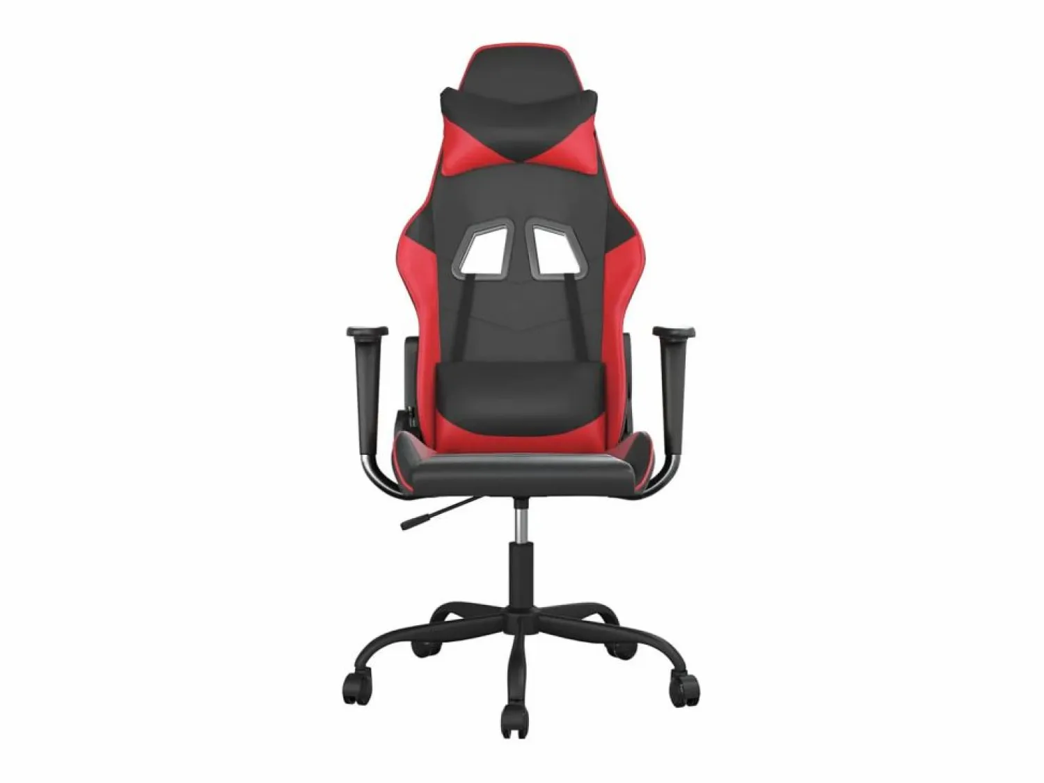 Clicnbuy piezas Silla gaming de masaje cuero sintético negro y