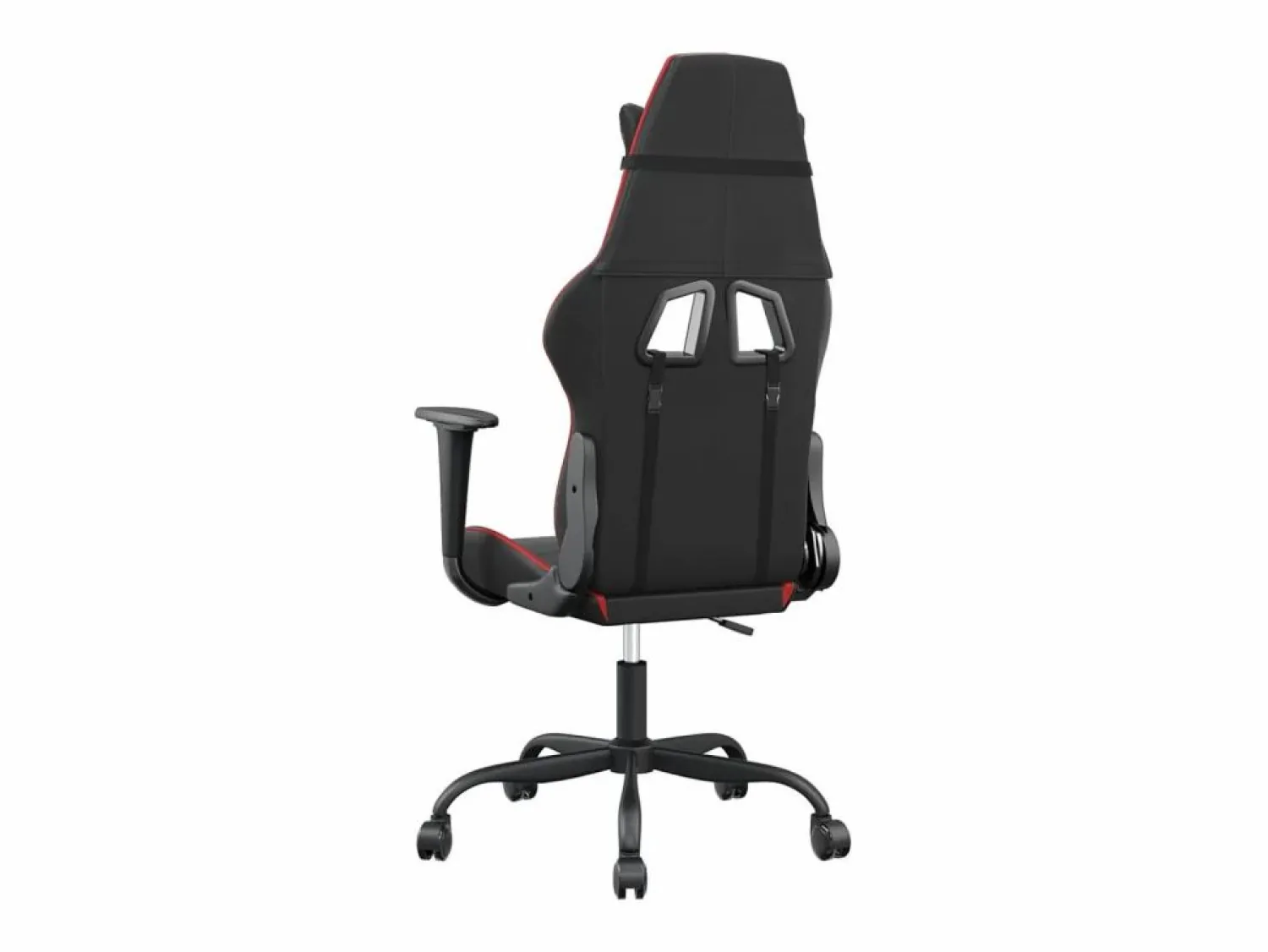 Clicnbuy piezas Silla gaming de masaje cuero sintético negro y