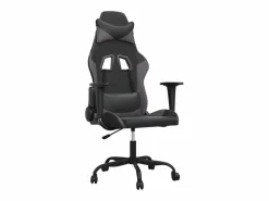 Discount Clicnbuy piezas Silla gaming de masaje cuero sintético negro y Gris